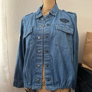 Harley-Davidson Light Blue Jean Jacket